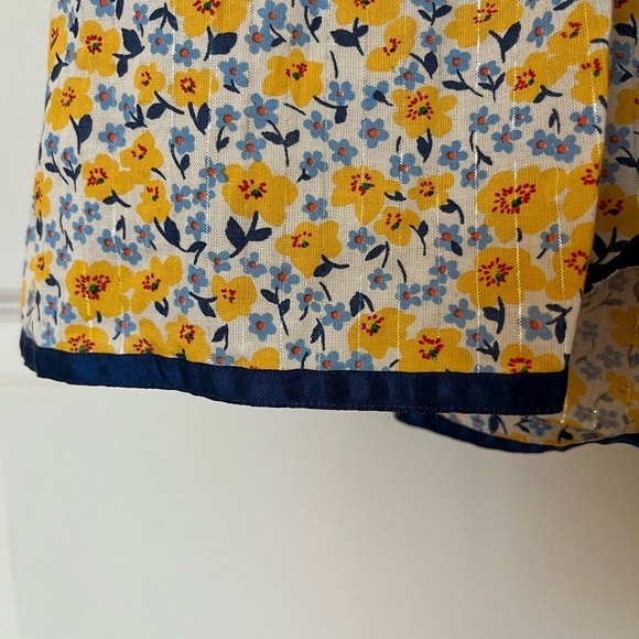 Pink Chicken Yellow and Blue Michelle Floral Dress XS - Picture 5 of 7